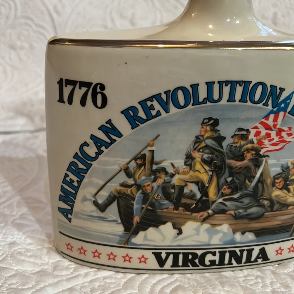 Decanter Bottle Virginia‎ Early Times American Revolution Bicentennial 1776-1976